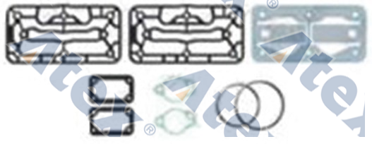 170-218273 1300 220 100, 1400 050 100, 14-74825, 1700070750, 175.01.2100, 17-60801, 1760871, 585-74825, 817-60801, 85-74825, K012086, RK.01.264.02 Gasket Kit Compressor