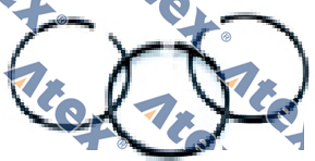 224-80410 120.01.1800, 801200 Kompresör Segmanı 80,00mm (0,25)