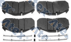 580-54342 0024200820, 0024205520, 5001823000, 5001854342 Ön Fren Disk Balata Kiti