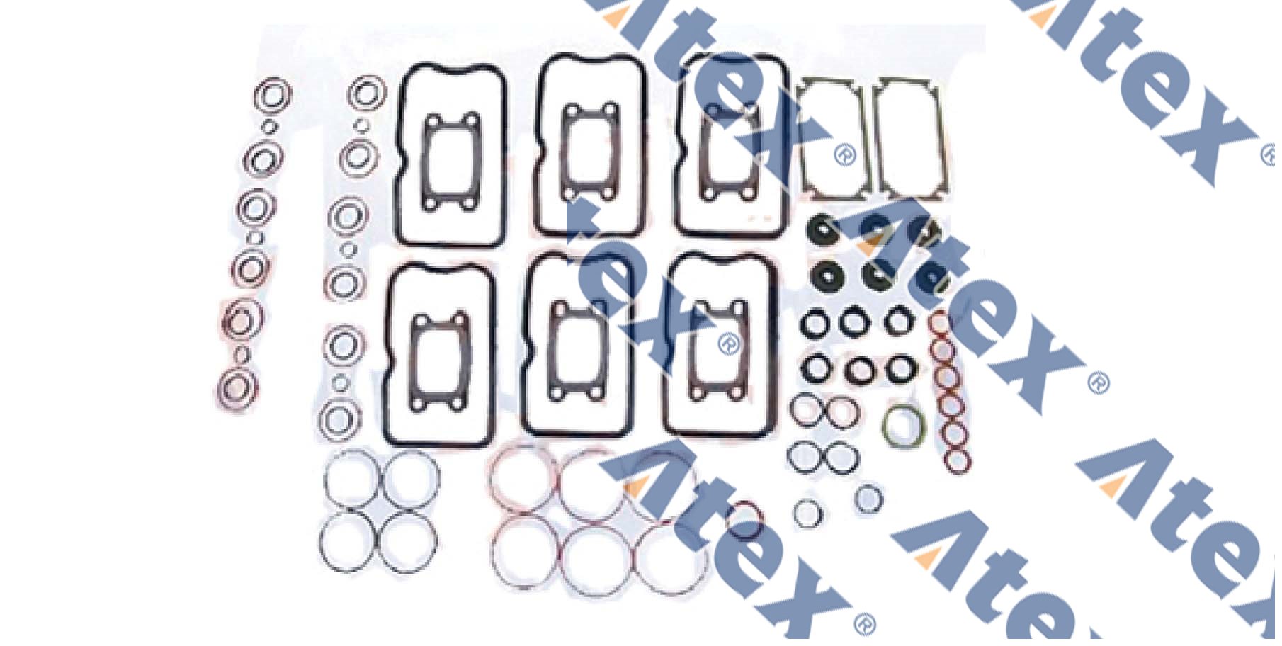 611-34120 611-34120 Gasket Kit, Cylinder Head (upper) 276924 *6 276947 *1 3095201 *1