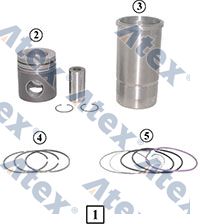611-48523 3586770, 3848523 Piston Ring Set