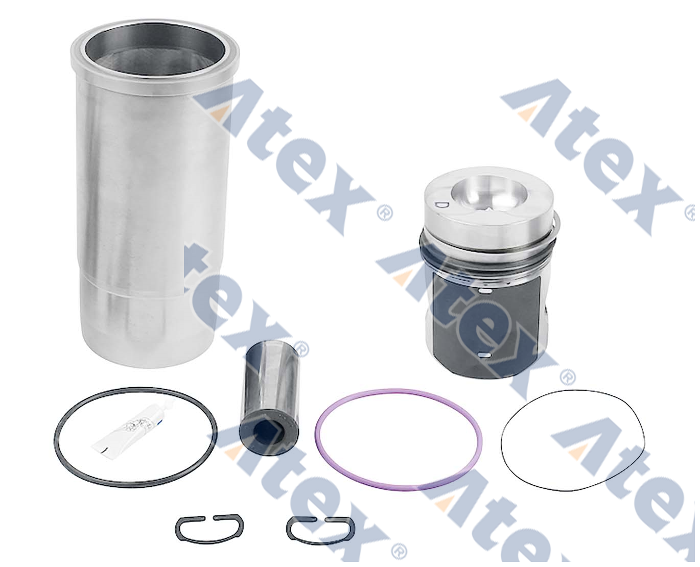 611-75099 275036, 275056, 275099 Piston And Liner Kit Ø 120,65mm