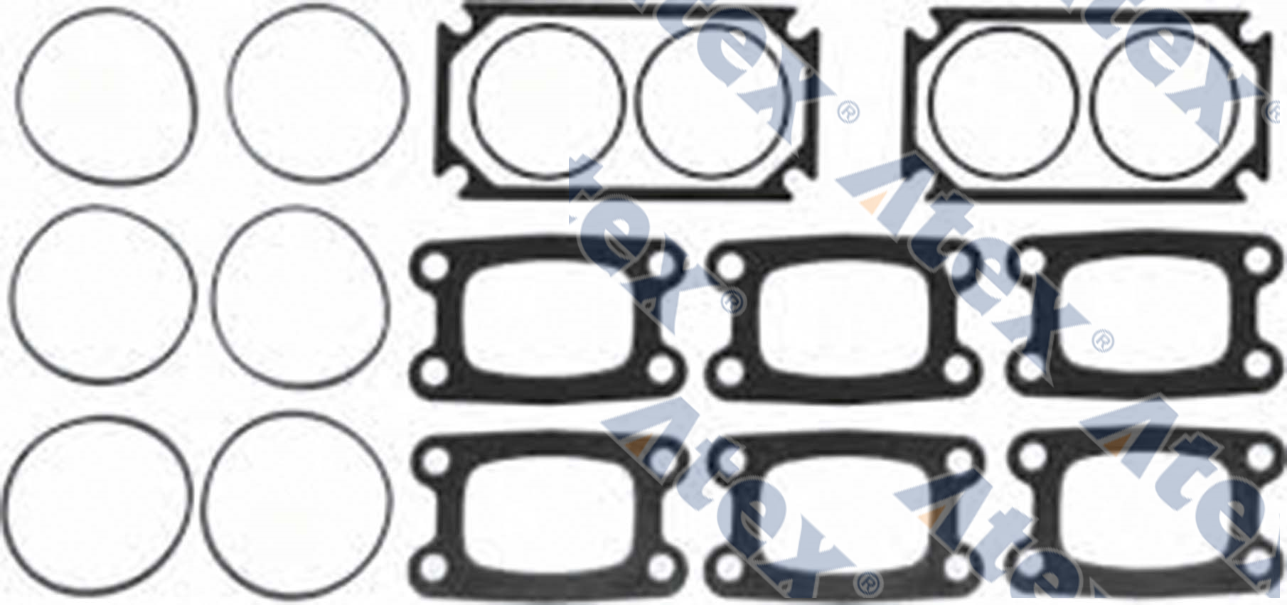 612-71088 271088, 276918, 276947 Gasket Kit, (exhaust Manifold)