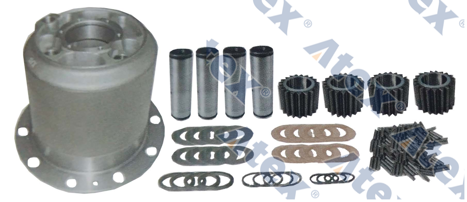 666-53410  Hub Cassing,diff. 4 Holes (full) 3191854 *1273934 *4 Kit