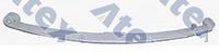 666-57459 257459 Leaf Spring, Front Suspension