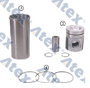 701-27710 1627710 Piston Gömlek Sekman Set Ø130,00mm Sarı Burçlu