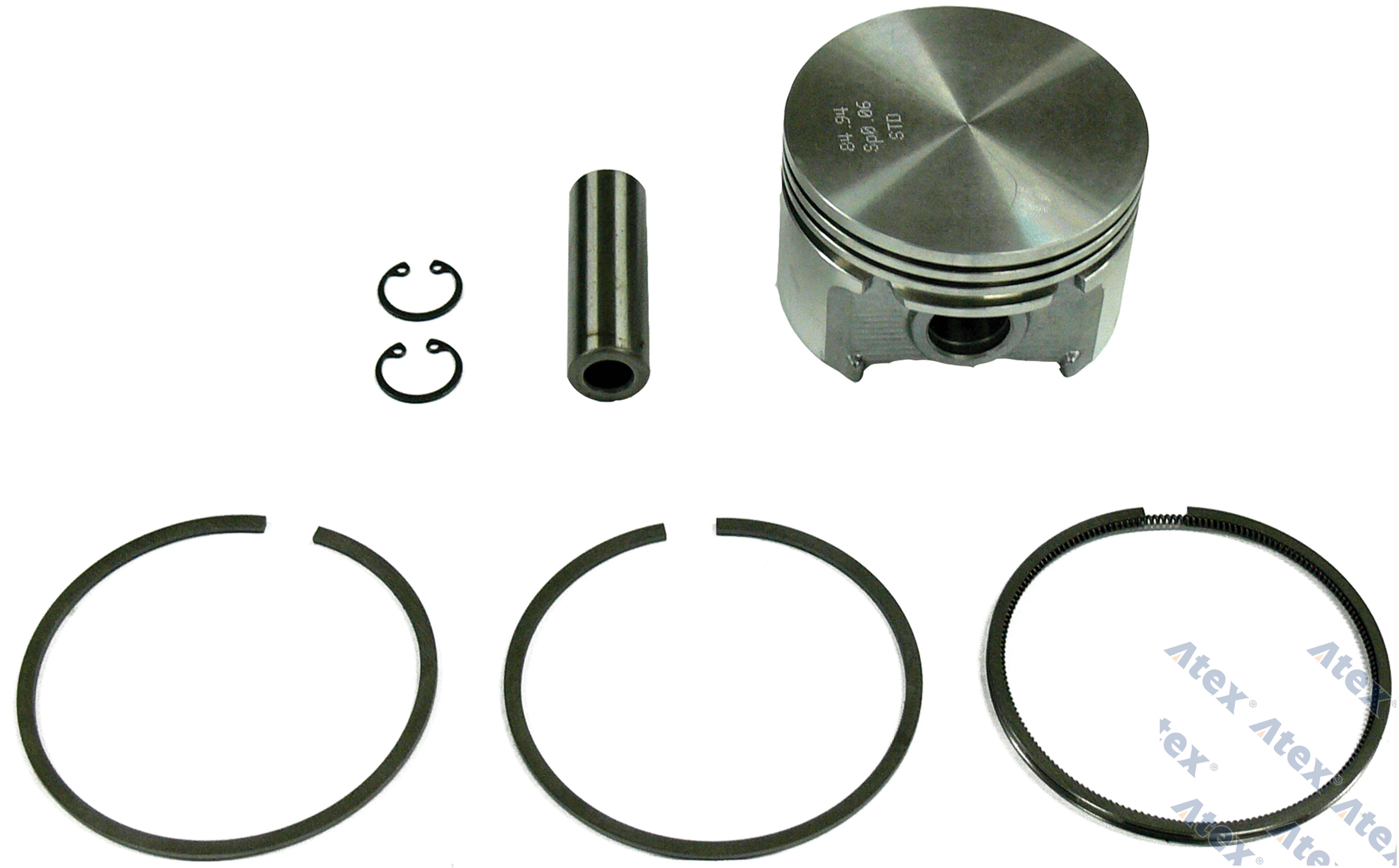 716-94779 1283781, 911 501 624 2 Piston And Rings 85mm (0,50)
