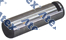770-19565 619565 Spring Pin Ø30x99