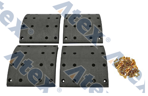 862-35248 1535248 Drum Brake Lining Kit, Axle Kit