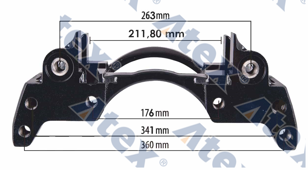 910-20516 20516 Caliper Carrier, Lh (saf Axle)
