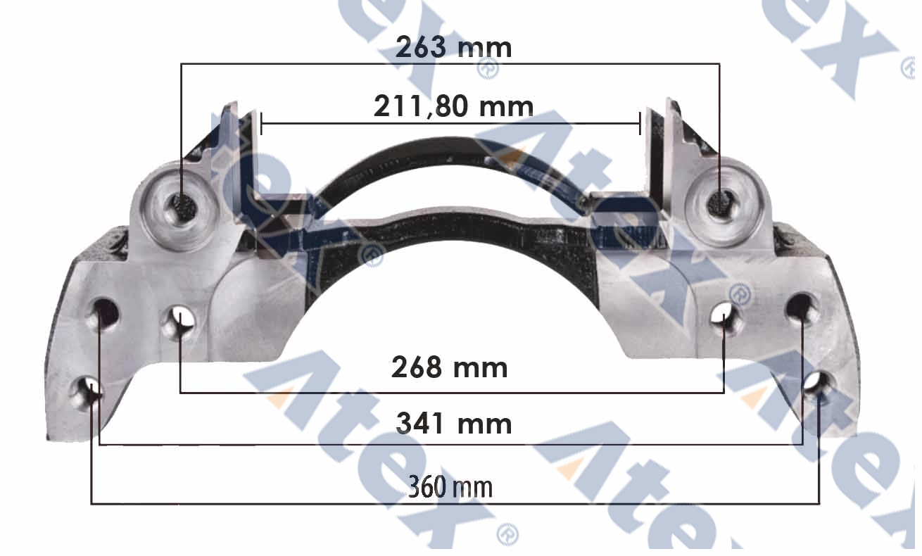 910-20518 20518 Caliper Carrier, Lh (saf Axle)