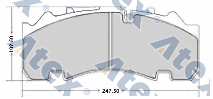 910-29307 29307 Fren Disk Balatası (bpw)