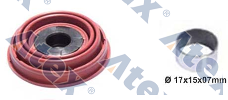 910-82300 03.434.3823.00, 1227579 Caliper Repair Kit (bpw / Saf)  (bushing Ø17x15x07mm)