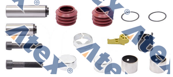 910-86100 3.434.3861.00, 95054, 95397 Caliper Guide & Bush Repair Kit (saf / Krone)