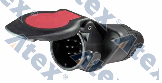 910-91598 6-141053 Elkektrik Soket 15 Li Adr/ggvs/acc. Iso 12098 Uygun Vidalı Pimler