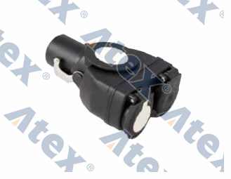 910-91605 6-311038 Short Adapter From 15-pin 24v Socket  (acc. Iso 12098)   To 2x7 Pin Plugs (acc.iso 1185+ Iso 3731