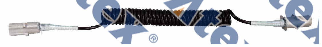 910-91621 910-91621 Elektrik Cable 7'pin Poliüretan Aliminyum Fişli (pur) 24v 4m Working L