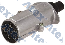 910-91622  Alüminyum 7li N Tipi Fiş, Iso 1185 E Uygun Vidalı Pimler