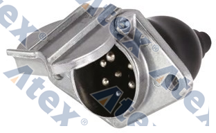 910-91624  Alüminyum 7li N Tipi Soket,ıso 1185 E Uygun Vidalı Pimler