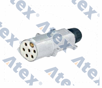 910-91643 6-211013 Electrical Cable Plug 7 Pin Aluminum \