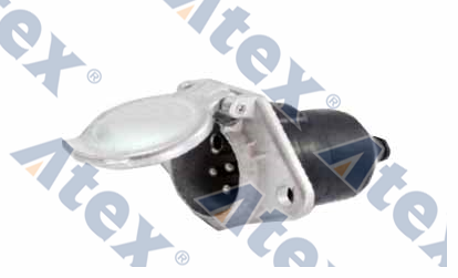 910-91651 6-111083 Electrical Cable Plug 7 Pin Aluminum \