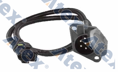 910-91696 6-511119 7 Pin Adapter Cable, (n) Type, 24v 1,1m Acc. Iso 1185