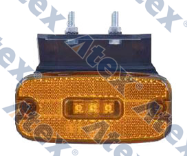 910-91859 M720304 Side Marker Lamp 24v Witht Bracket 24 V (led Technology)