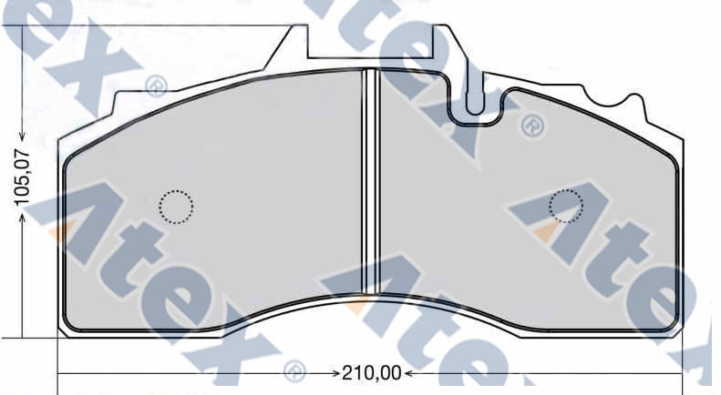 IVC-55633 29231, 42555663 Brake Disc Pads